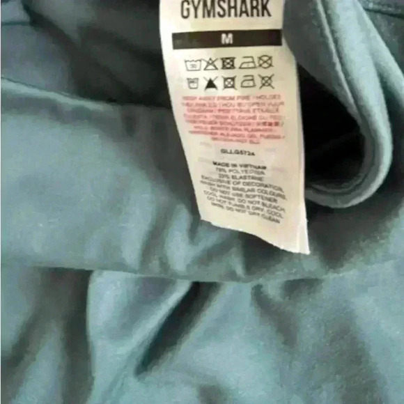 Gymshark Essentials Graphic Training Legging in Teal Size Medium - Picture 2 of 4